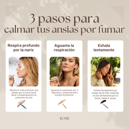 Deja de FUMAR Elyse | Elimina las ansias por fumar