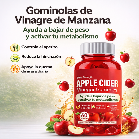 Gominolas de Vinagre de Manzana – Quema grasa, baja de peso y reactiva tu metabolismo