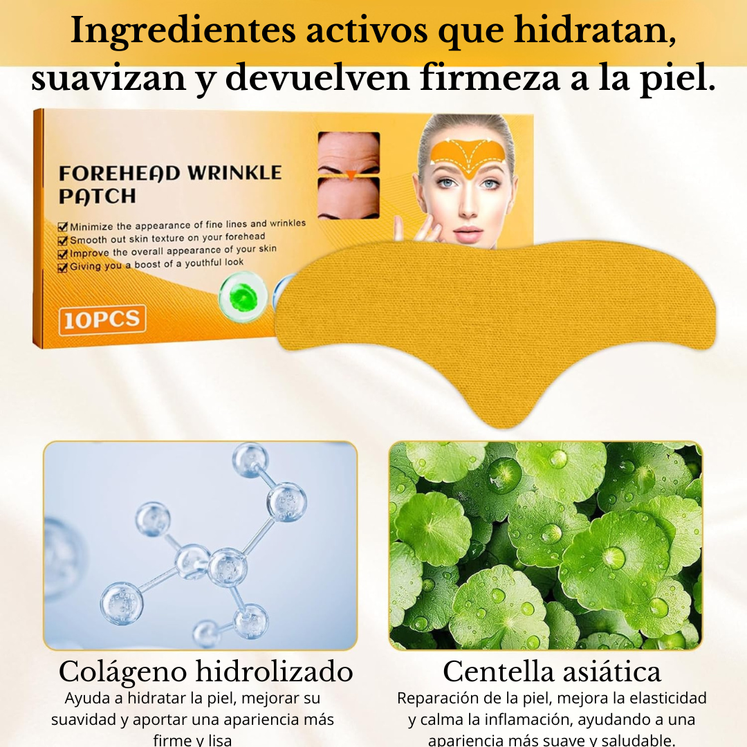Parches para eliminar ARRUGAS faciales 10 pcs